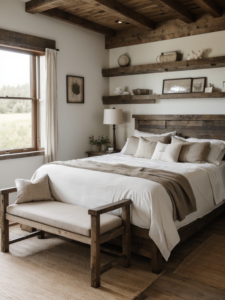 Modern Farmhouse Vibes: Rustic Country Bedroom Ideas!