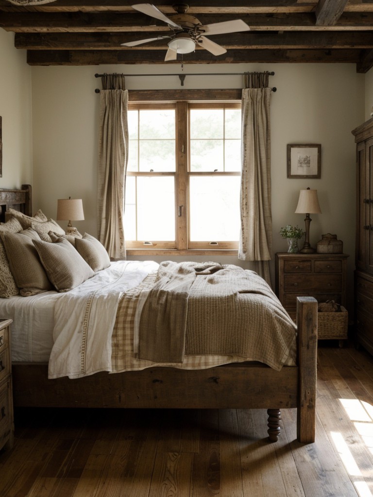 Rustic Retreat: Inspiring Country Bedroom Makeover.