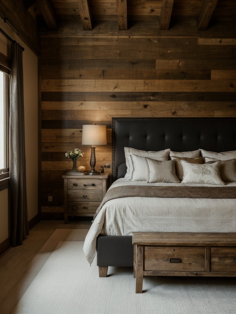 Rustic Bedroom Vibes: Smart Tech for Your Apartment!