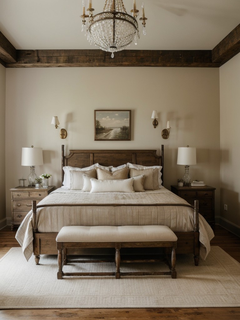 Cozy Country Chic: Timeless Rustic Bedroom Inspiration.