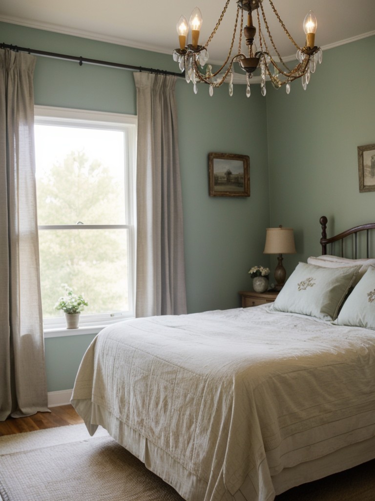 Whimsical Vintage Charm: Add a Pendant Lamp for a Nostalgic Bedroom