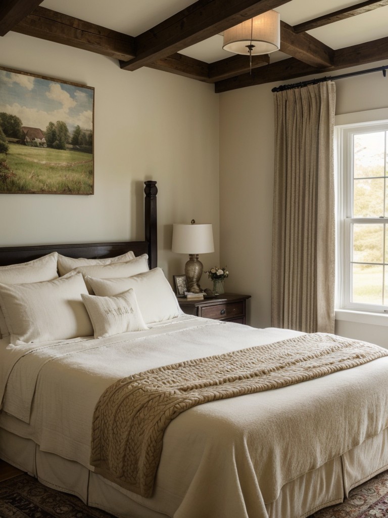 Cozy Country Bedroom: Transform Your Space with a Plush Area Rug