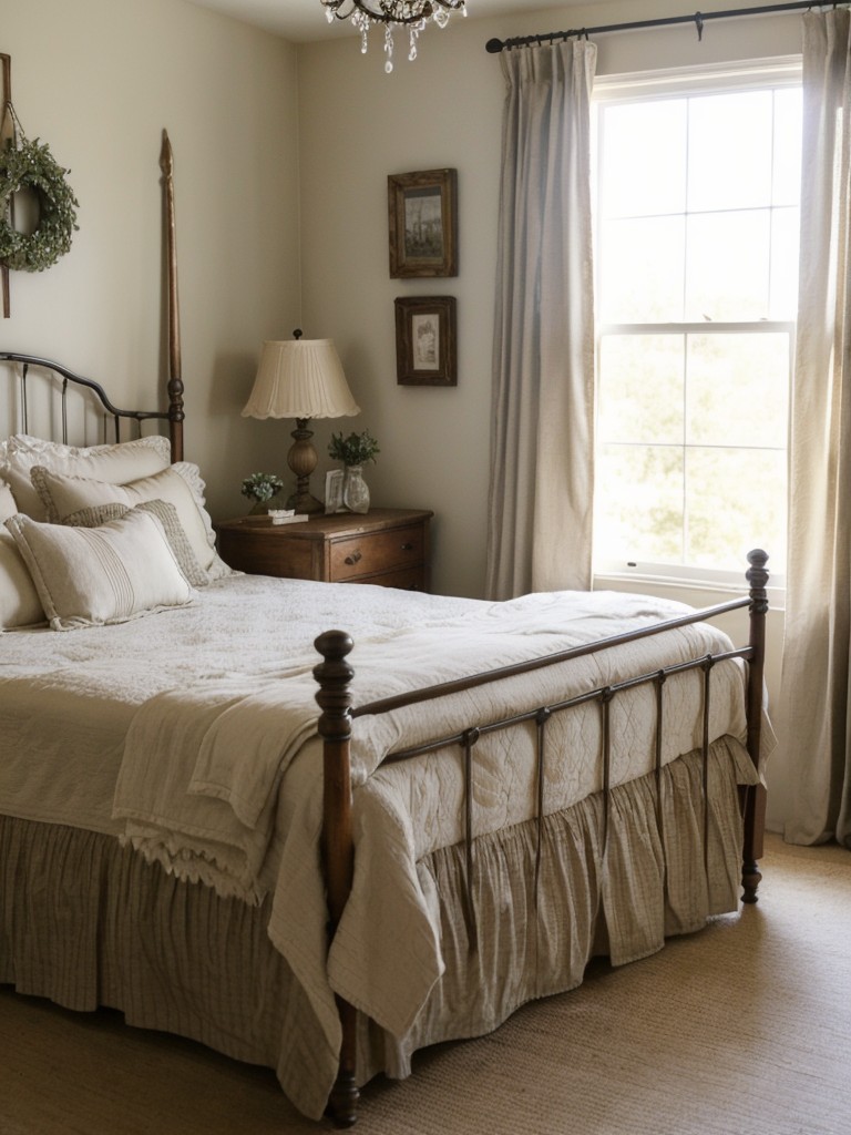 Vintage Glam: Create a romantic farmhouse bedroom with antique flair