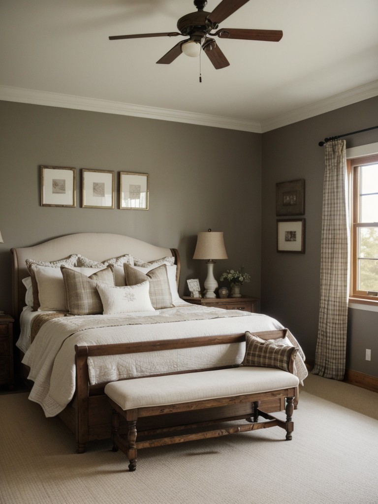 Rustic Country Bedroom: Timeless Elegance & Charm