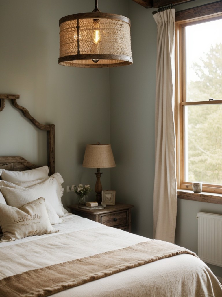 Charming Lighting Ideas for Your Rustic Apartment Bedroom