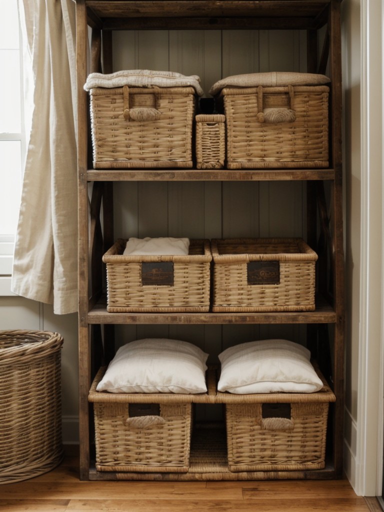 Organize Your Apartment with Rustic Storage Solutions!