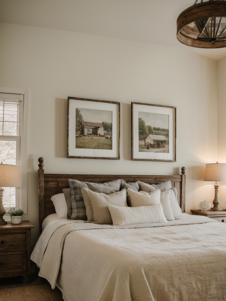 Farmhouse Chic: Vintage-Inspired Apartment Bedroom Decor