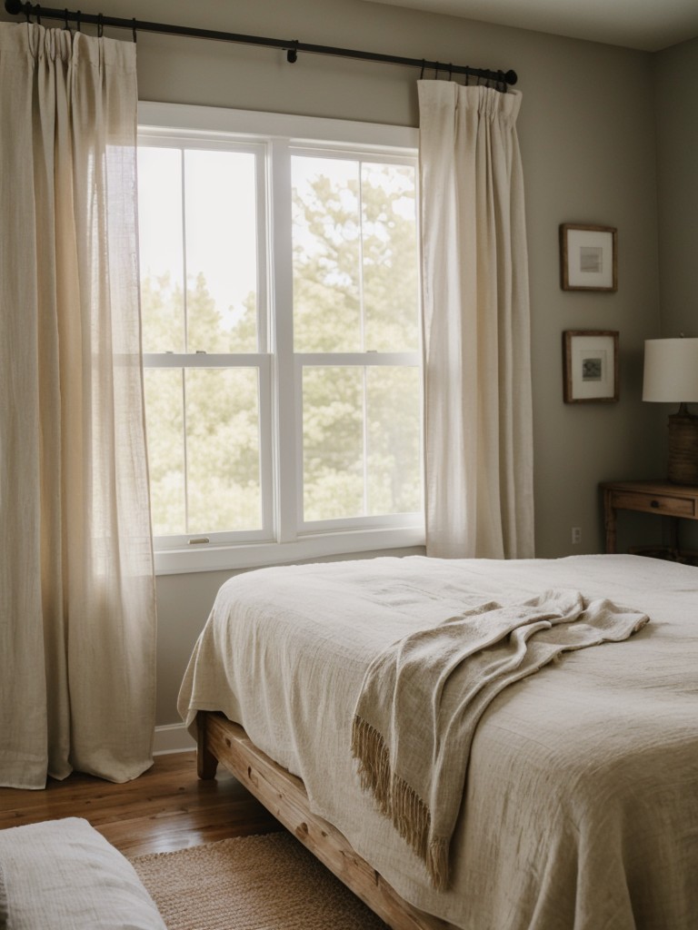 Cozy Farmhouse Bedroom Vibes: Embrace Natural Materials for a Relaxing Retreat