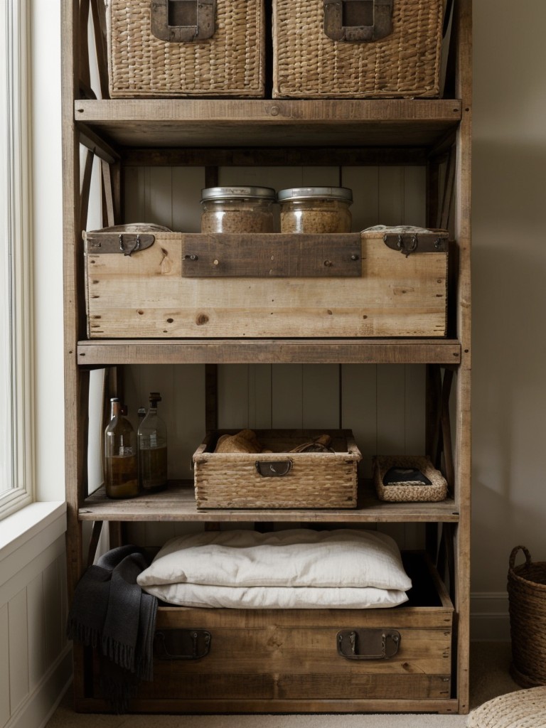 Rustic Storage Solutions for Your Apartment: Organize in Style!