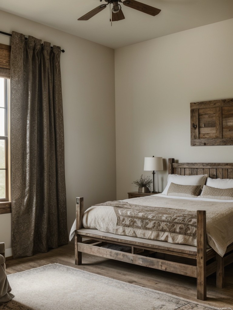 Rustic Bliss: Jaw-dropping bedroom decor for your urban oasis!