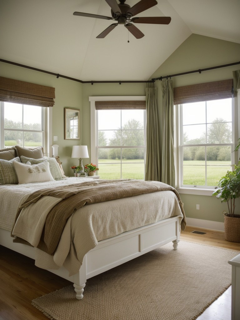 Rustic Chic: Bring Nature Indoors with Country Bedroom Decor.