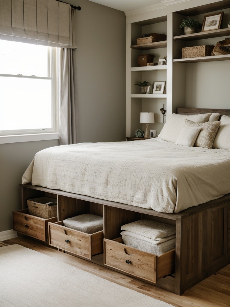 Maximize Apartment Storage: Country Bedroom Decor Tips