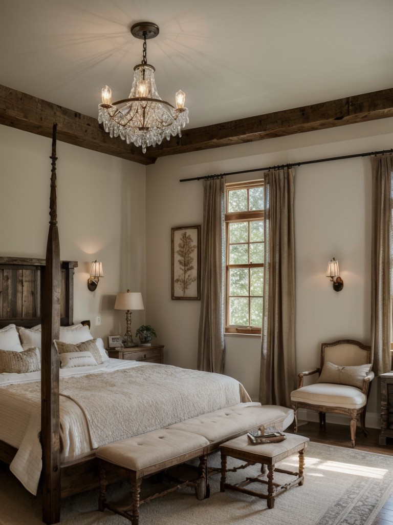 Cozy Country Charm: Rustic Apartment Bedroom Inspiration