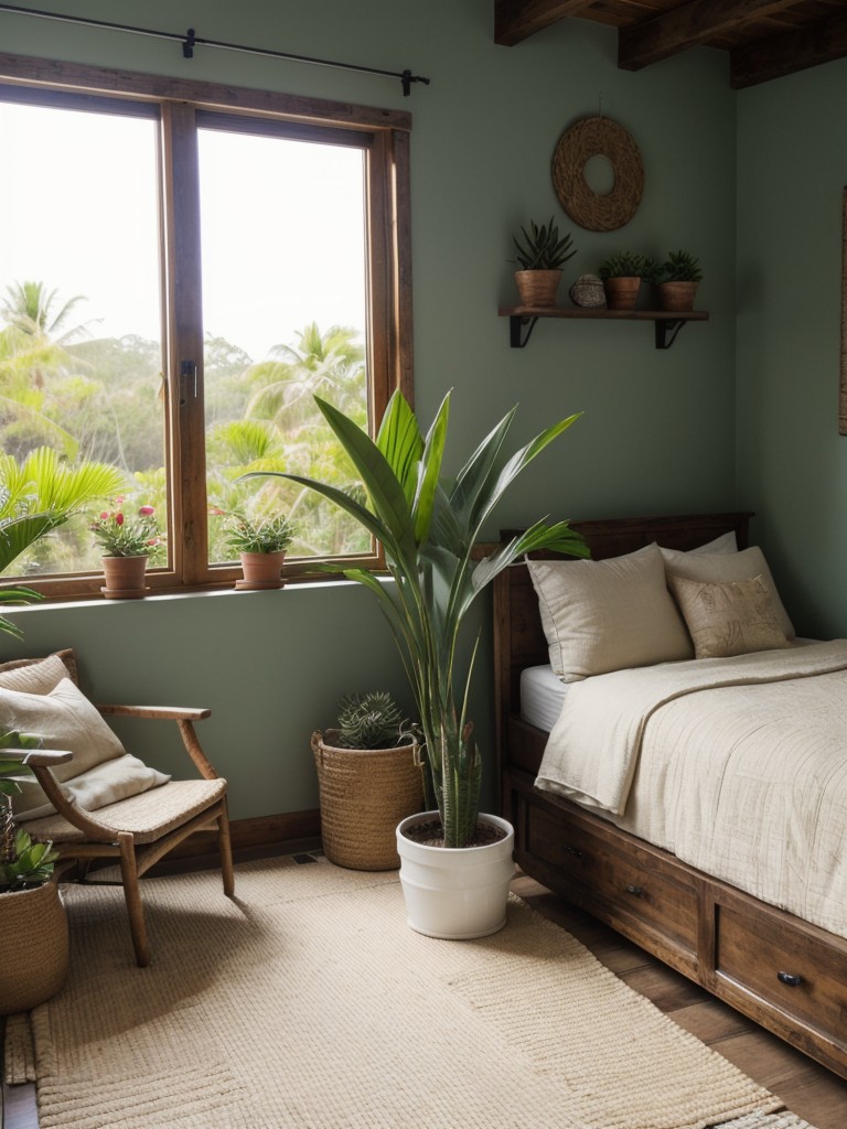 Coastal Bedroom Oasis: Embrace Nature with Rustic Decor