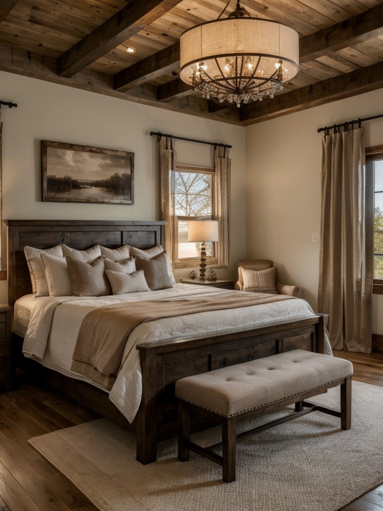 Cozy Chic: Rustic Apartment Bedroom Décor Ideas.