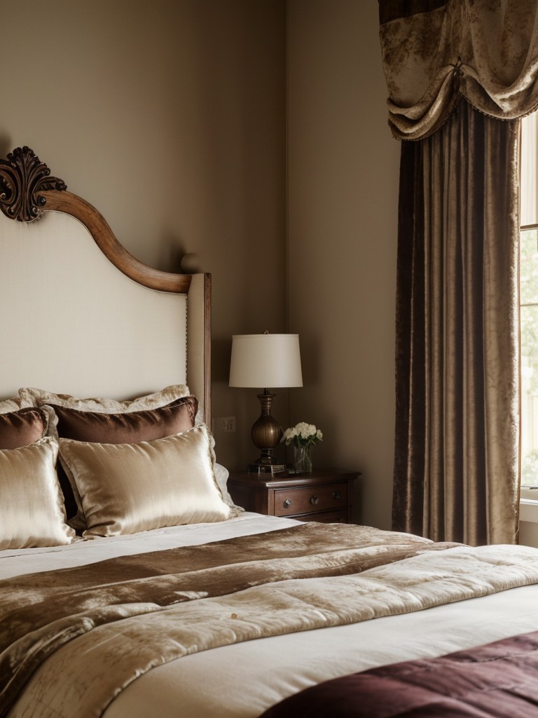 Cozy-Chic Apartment Bedroom Decor: Get the Luxe Look with Velvet, Satin, and Silk