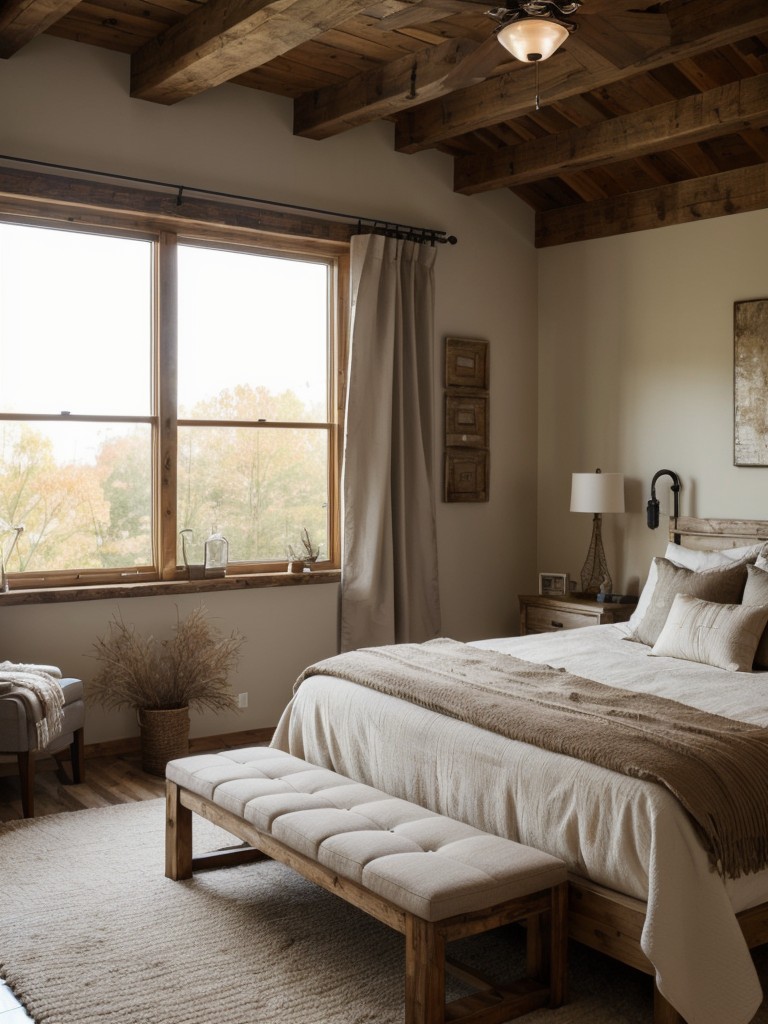 Cozy Apartment Vibes: Rustic Country Bedroom Inspiration