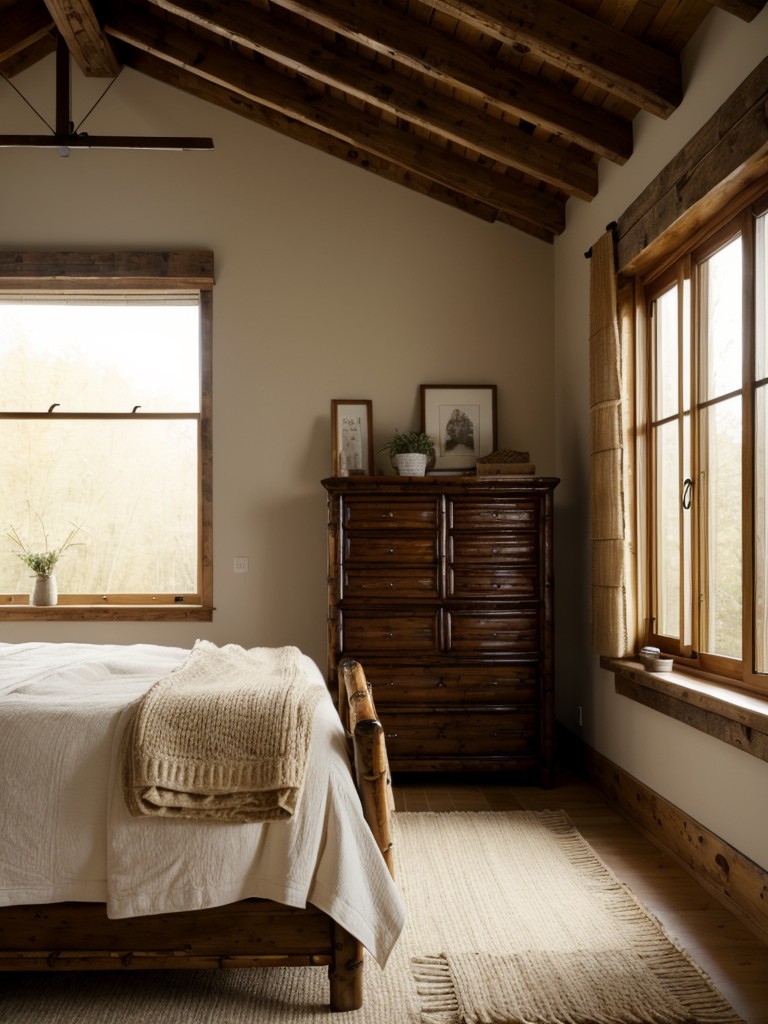 Cozy Country Vibes: Rustic Bedroom Decor Inspiration