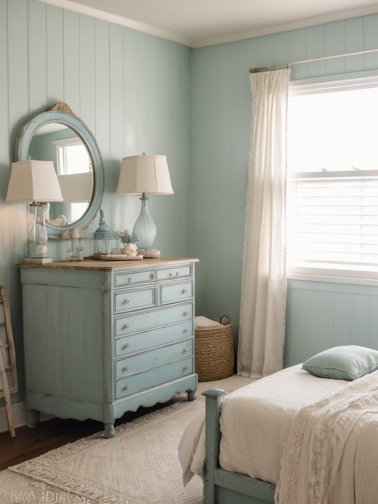 Nautical Vibes: Vintage Charm for Dreamy Apartment Bedrooms