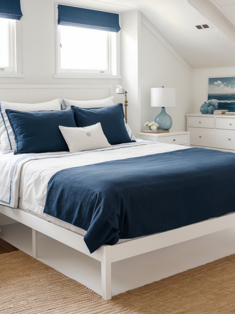 Minimalist Nautical Bedroom Vibes: Sail Away in Style!