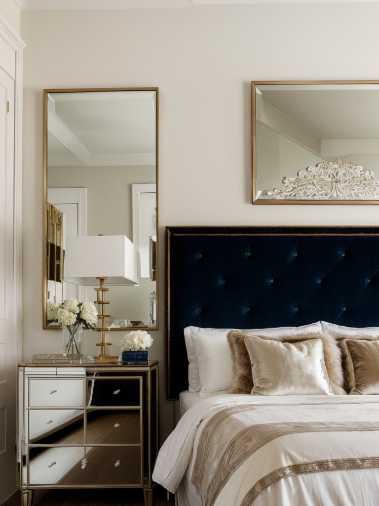 Nautical-Inspired Bedroom: Sail into Style with Glamorous Hollywood Regency Vibes!