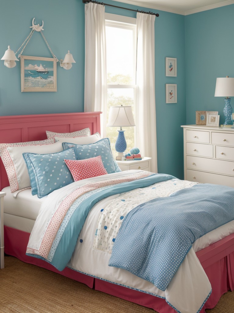 Whimsical and Bright: Nautical Bedroom Decor Ideas