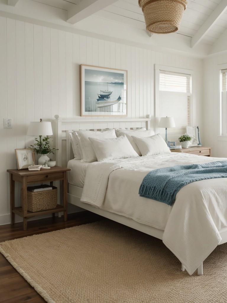 Sail away to style: Nautical-inspired decor for your serene apartment.