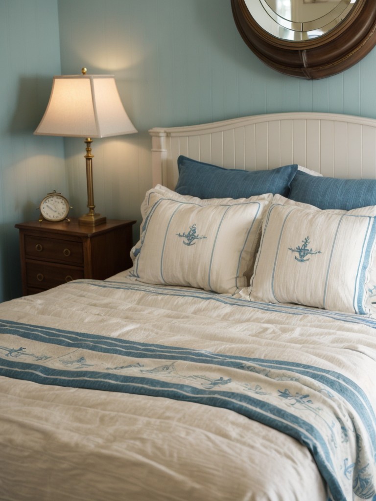 Nautical Bedroom Decor: Vintage-inspired charm for your apartment!