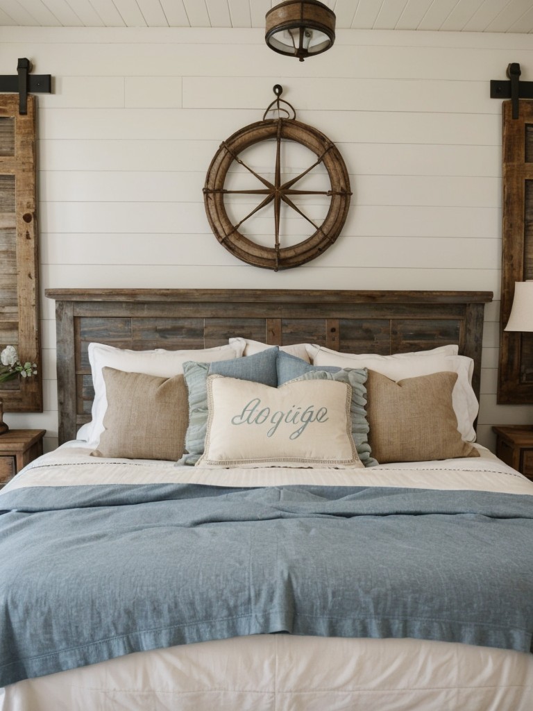 Coastal Chic: Rustic Farmhouse Bedroom Ideas