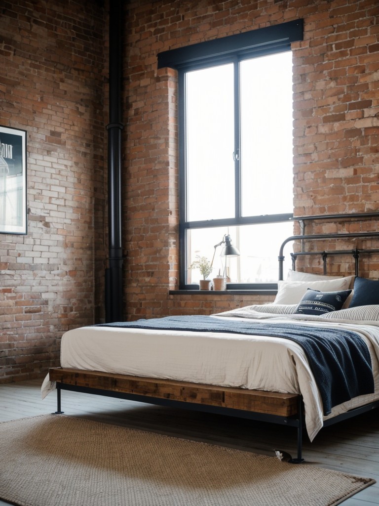 Apart-mazing: Chic & Edgy Industrial Bedroom Inspo!