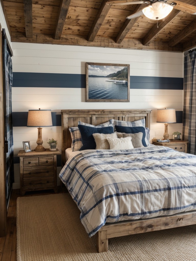 Cozy cabin vibes: Nautical bedroom decor inspiration