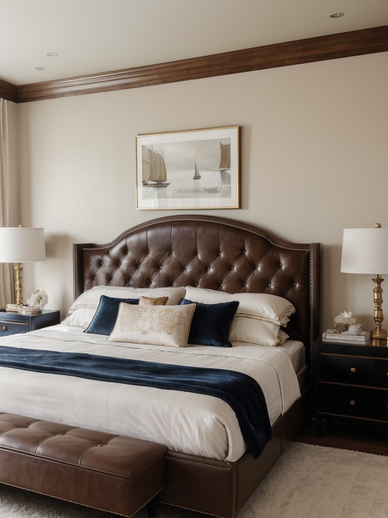 Luxury at Home: Elevate Your Bedroom with a Tufted Headboard.