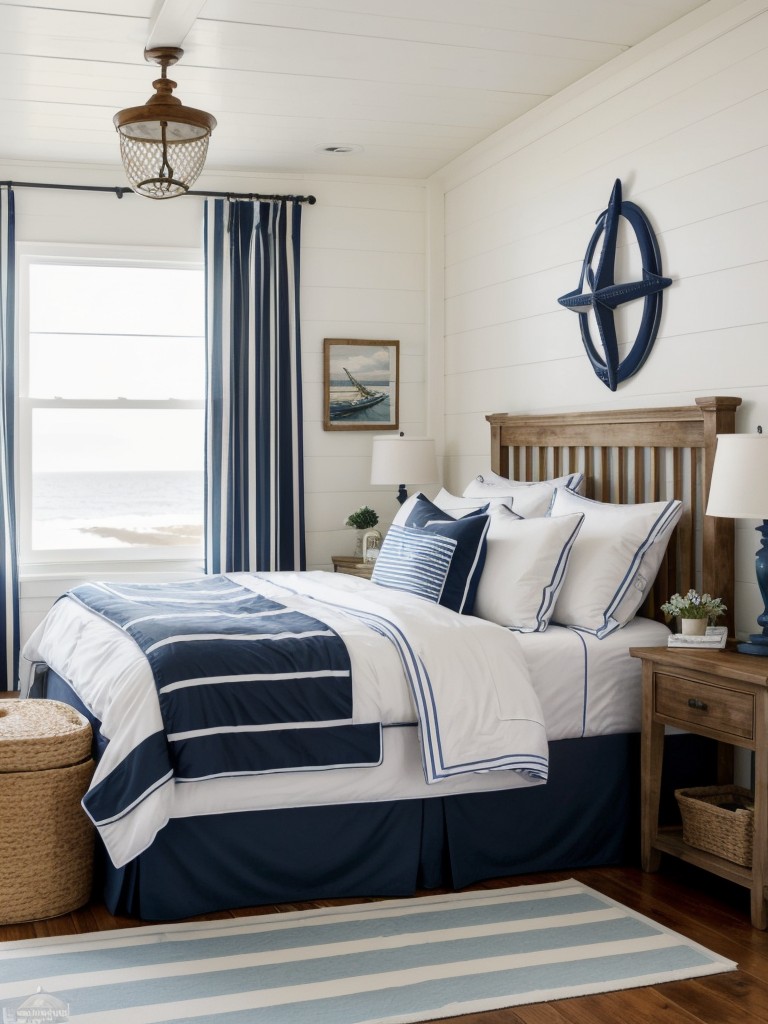 Seaside Bliss: Transform Your Bedroom with Nautical Décor