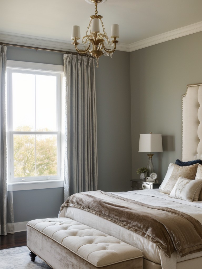 Coastal-inspired bedroom makeover: Luxe touches & nautical decor.