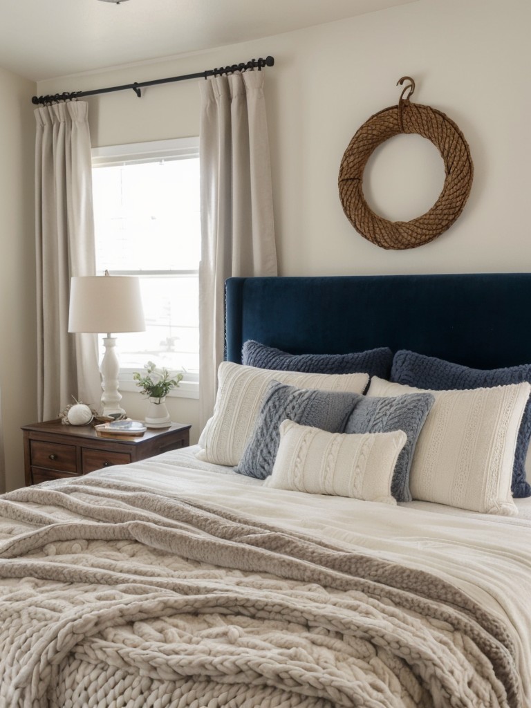 Nautical Bedroom Decor: Cozy & Inviting with Plush Textures