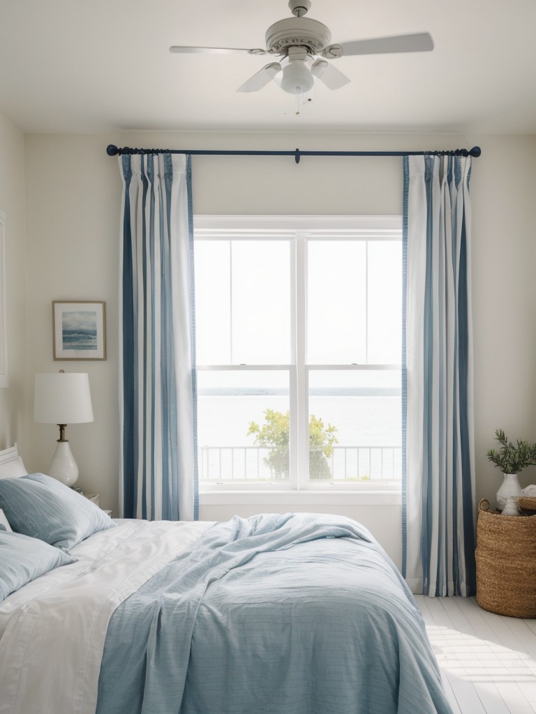 Sail away to a dreamy bedroom oasis with light and airy nautical decor!