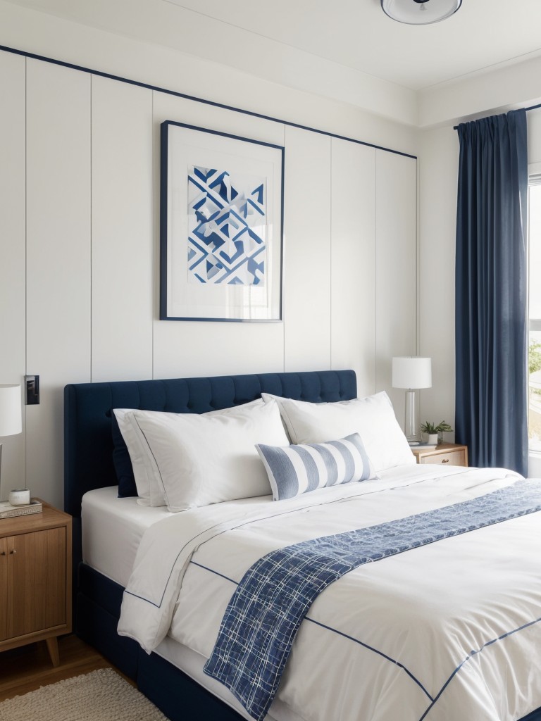 Get an Ocean-Inspired Bedroom with Minimalist Nautical Decor