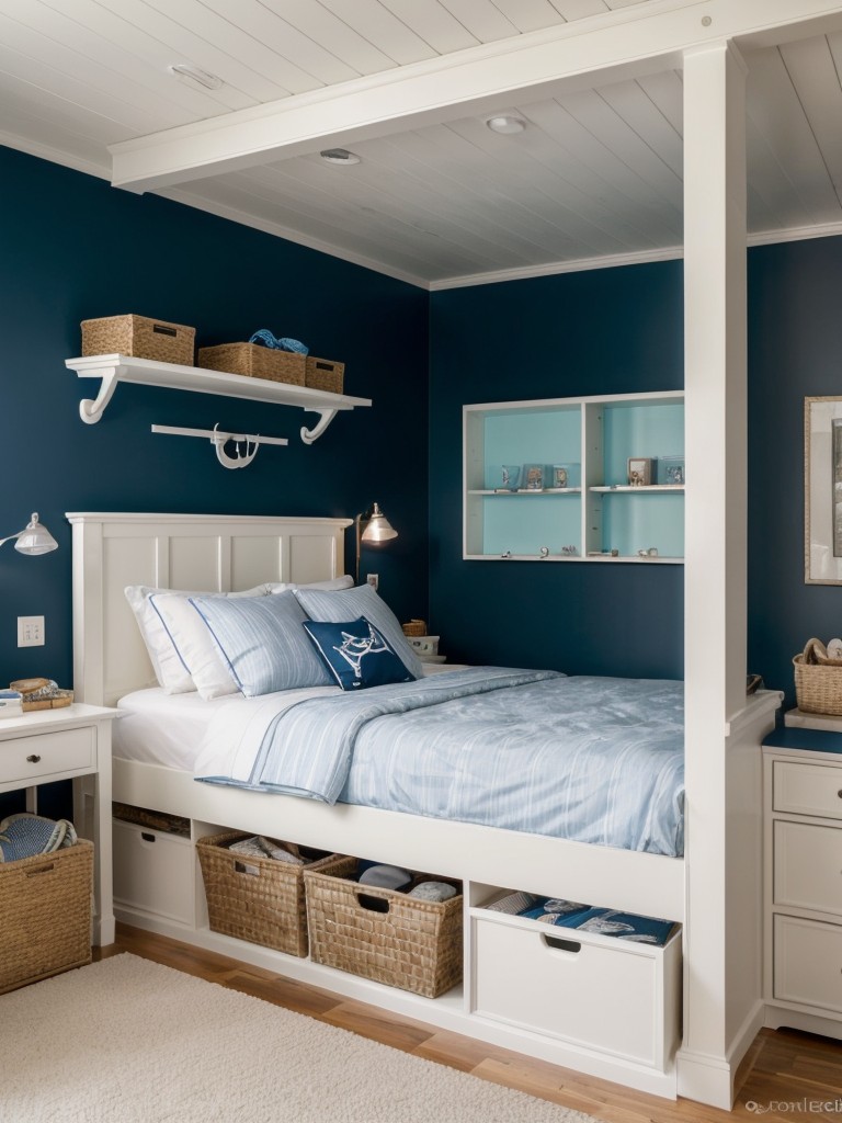 Nautical Bedroom Decor: Maximize Space & Minimize Clutter!