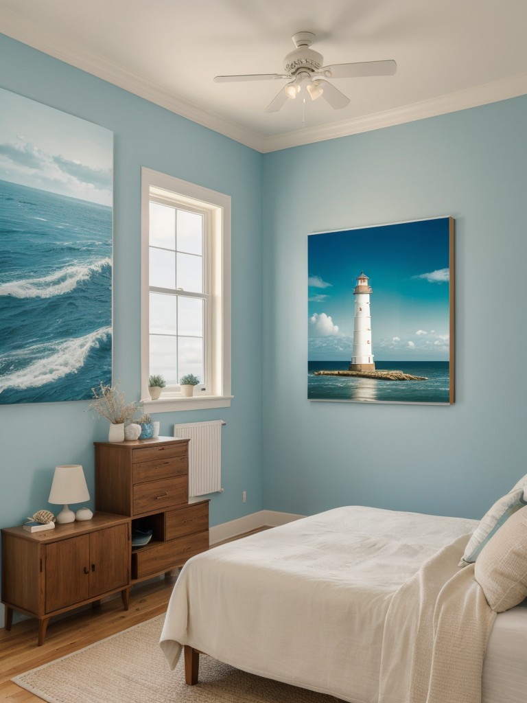 Nautical Bedroom: Ocean-inspired decor to bring the beach to your apartment!