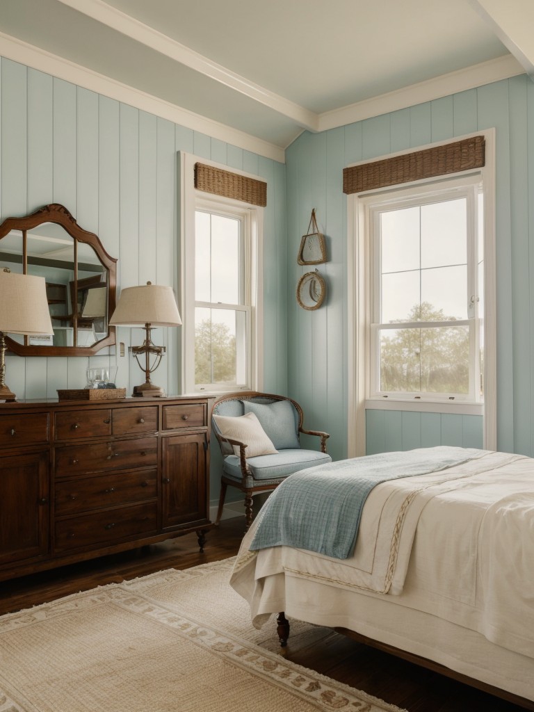 Coastal Charm for Your Apartment: Nautical Bedroom Decor Inspiration