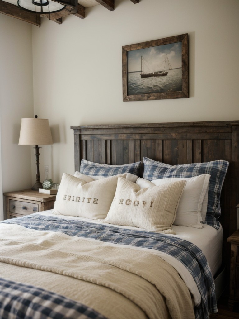 Cozy Farmhouse Bedroom: Rustic Charm with Vintage Flair