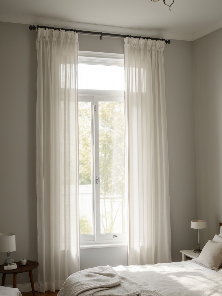 Scandi-Chic: Transform Your Bedroom with Sheer Curtains!