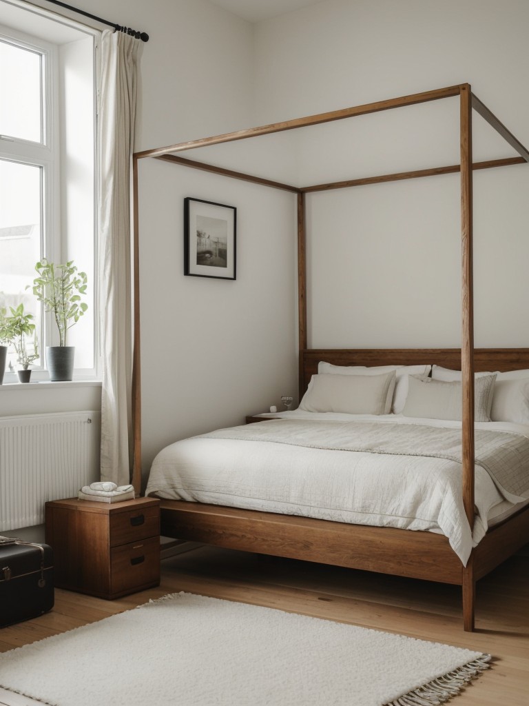 Scandinavian Bliss: Transform Your Bedroom with Vintage Suitcase Storage