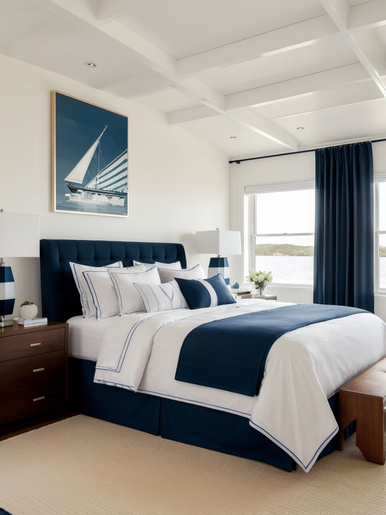 Seaside Serenity: Apartment Bedroom Decor