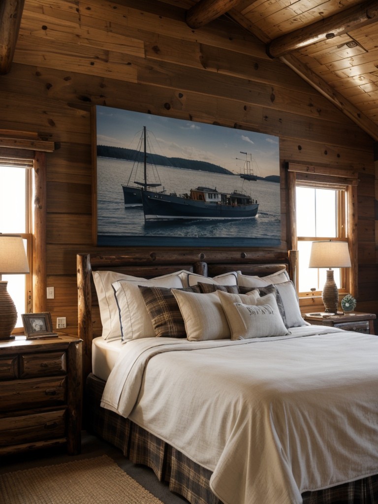 Cozy Cabin Vibes: Rustic Nautical Bedroom Decor