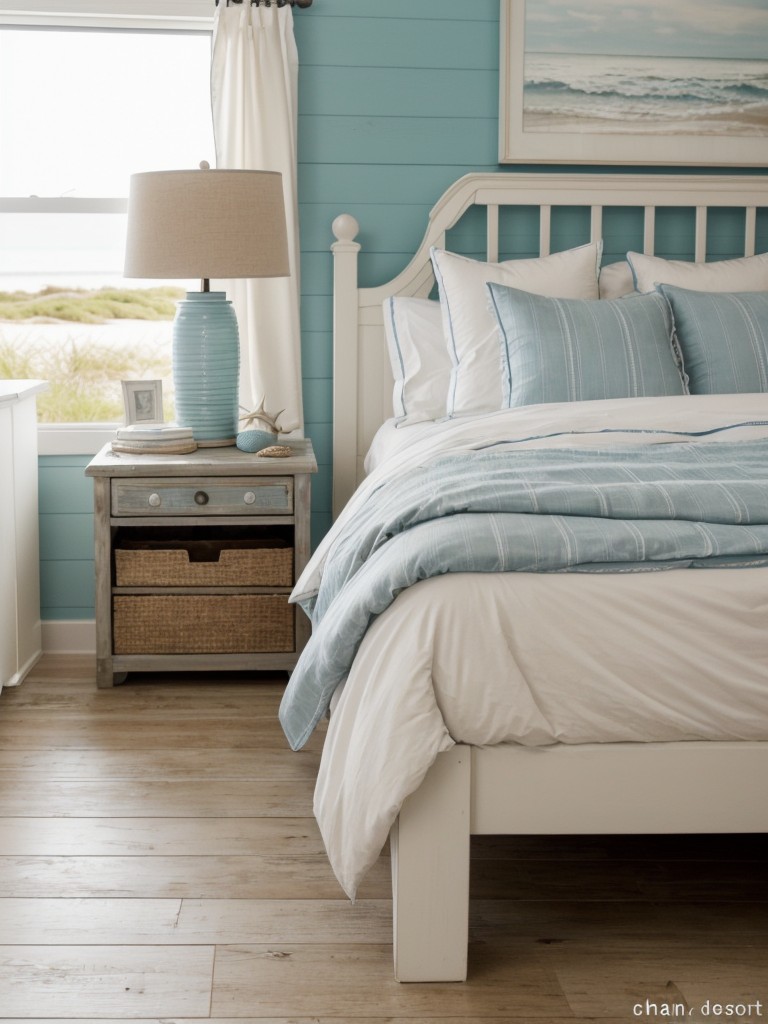 Seaside Serenity: Stylish Apartment Decor with Nautical Vibes!