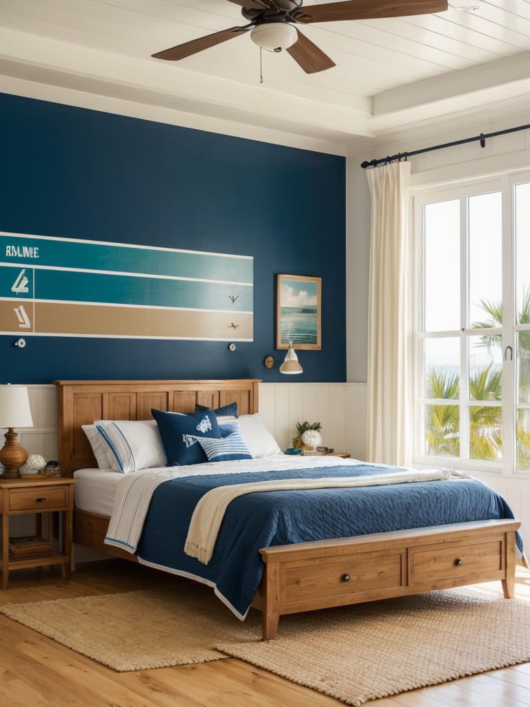 Coastal Bliss: Transform Your Apartment with Vintage Surfboard Wall Decor