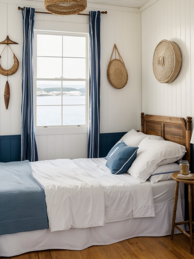 Coastal Vibes in Your Apartment: Nautical Bedroom Decor Ideas