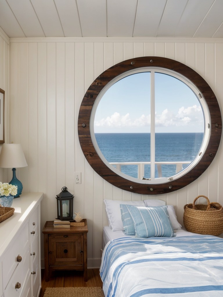 Seaside Vibes: Transform Your Bedroom with a Ship's Porthole!