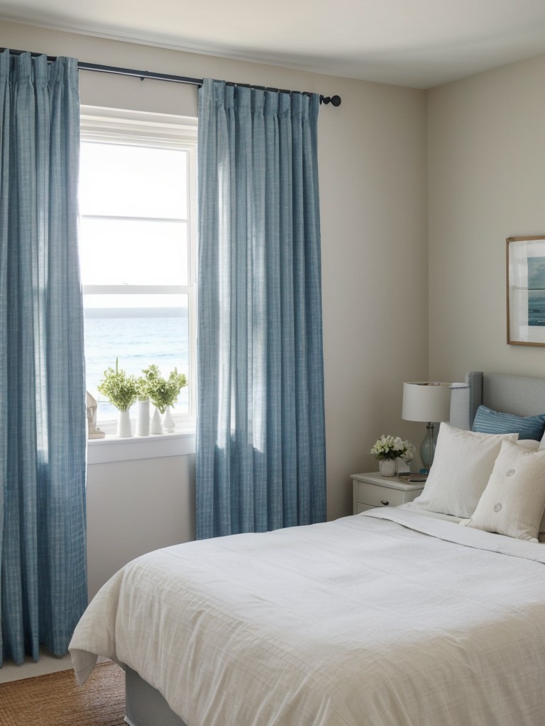 Seaside Vibes for Your Apartment: Nautical Bedroom Decor